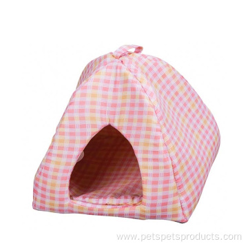 Pet Bed Kennel Warm Breathable Cat Cave Bed